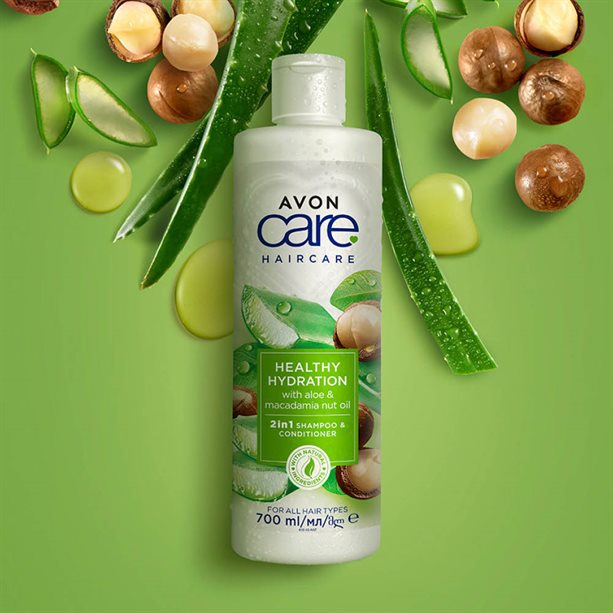 Champô 2-em-1 Aloe e Macadamia 700ml