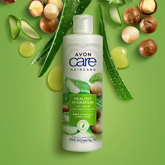 Champô 2-em-1 Aloe e Macadamia 700ml
