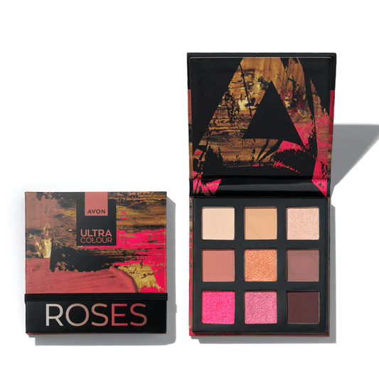 Paleta de Sombras Ultra Colour – Roses – Tons Rosados e Neutros